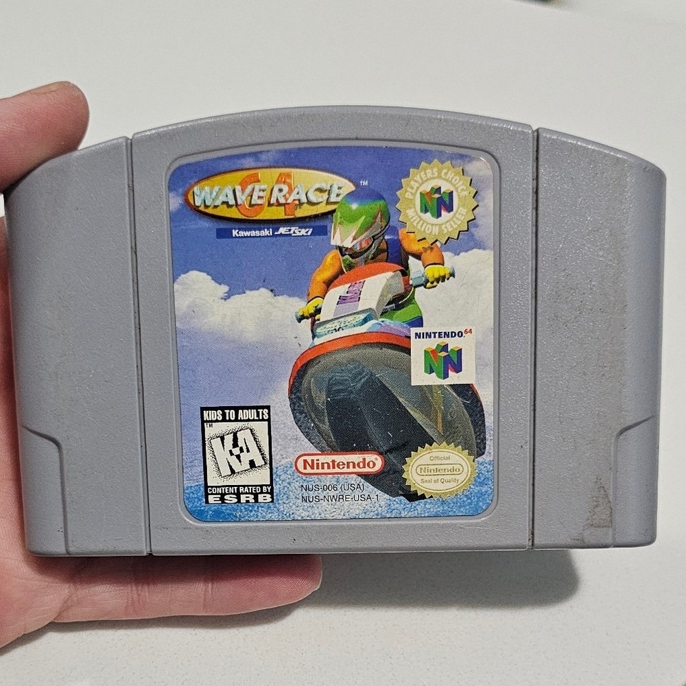 Wave Race 64 Nintendo 64 N64 Players Choice Kawasaki Jet Ski NUS-006 USA